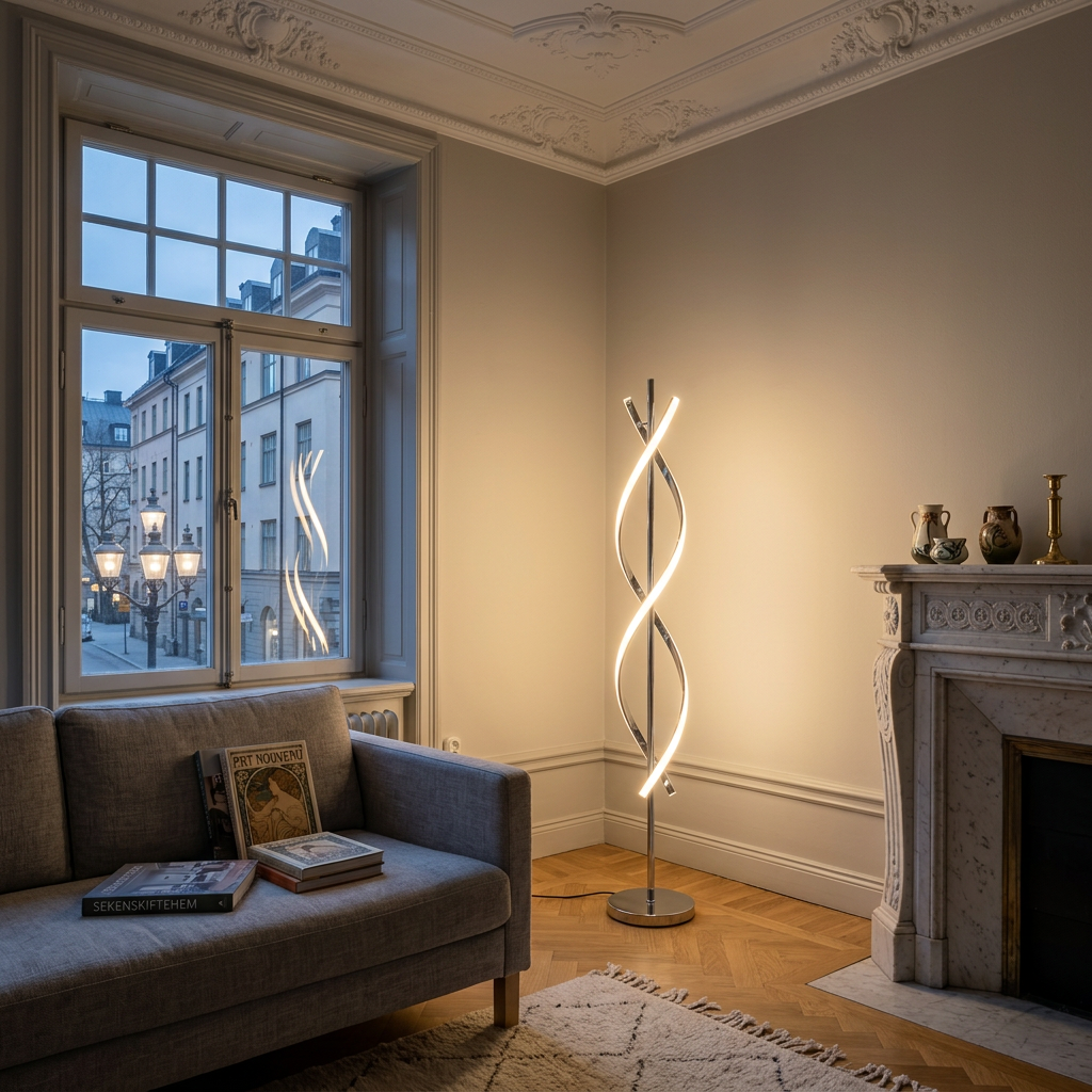 Marholm Velo Floor Lamp (Chrome)