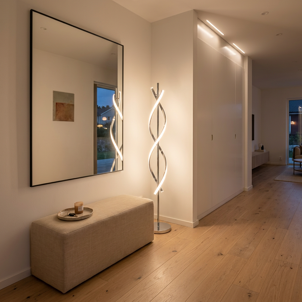 Marholm Velo Floor Lamp (Chrome)